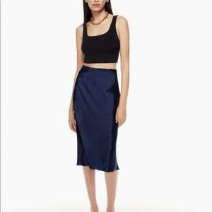 Aritizia Babaton Sculpt Squareneck Cropped Tank